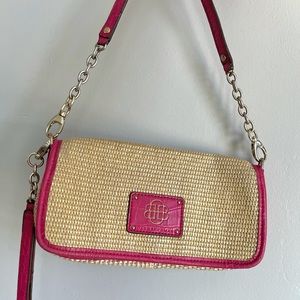 Dana Bachman Wicker Handbag/Clutch